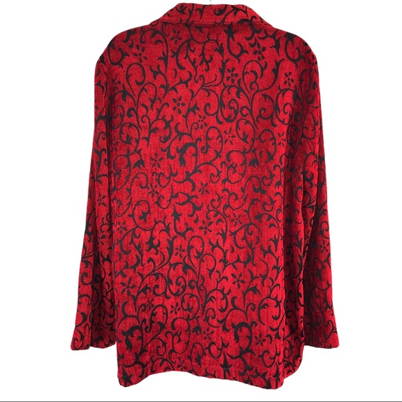 😍 Blazer Red With Black Embroidered - Picture 6 of 8